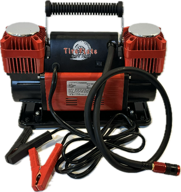 $145 300LPM 12V Twin Cylinder Heavy Duty Offroad, Overland Air Compressor - Tireflate